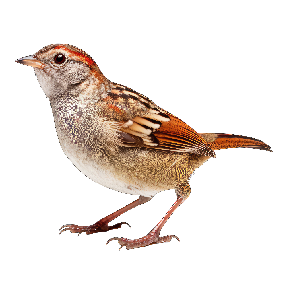 Rufous-crowned sparrow bird 1- paitakuva