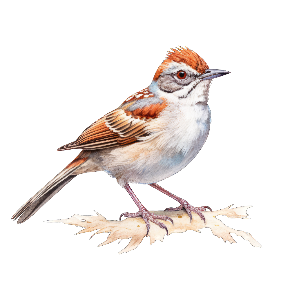 Rufous-winged sparrow bird 1- paitakuva