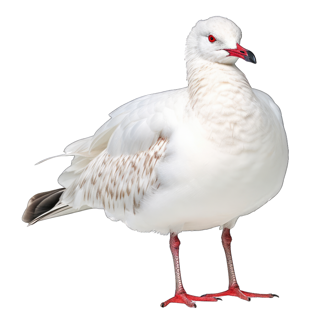 Short-billed gull bird 1- paitakuva