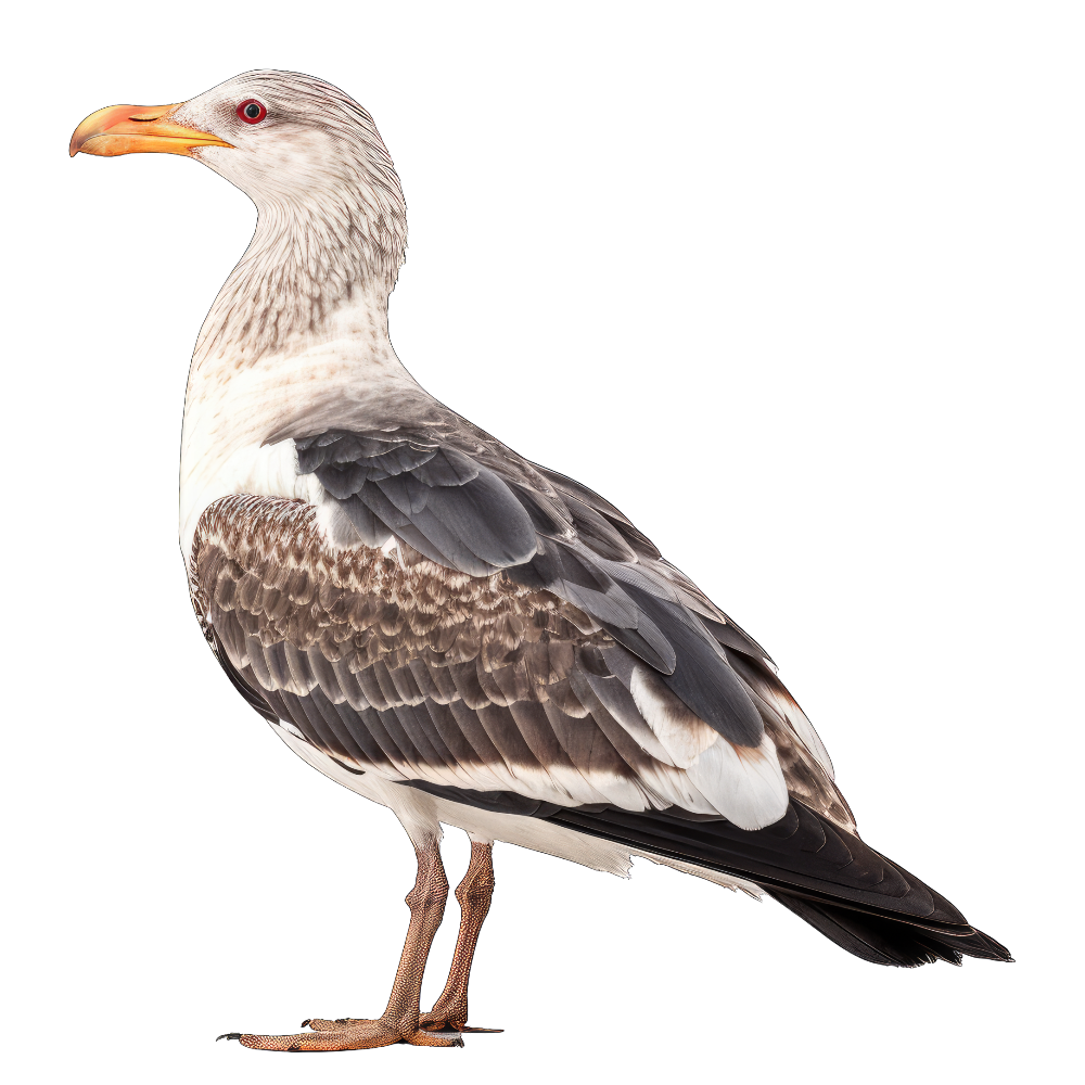 Slaty-backed gull bird 1- paitakuva