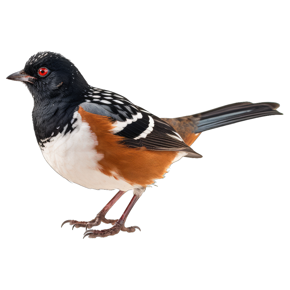 Spotted towhee bird 1- paitakuva