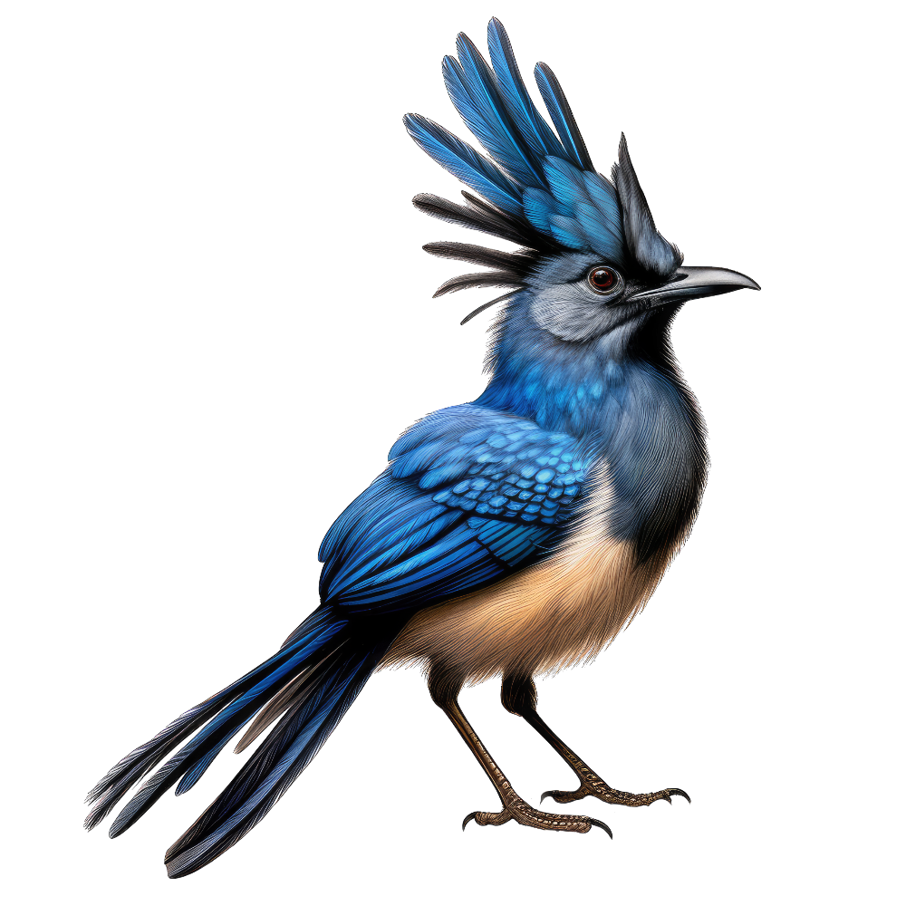 Stellers jay bird 1- paitakuva