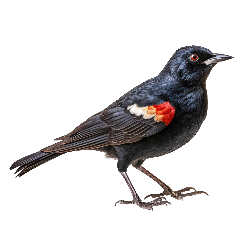 Tricolored blackbird bird 1- paitakuva