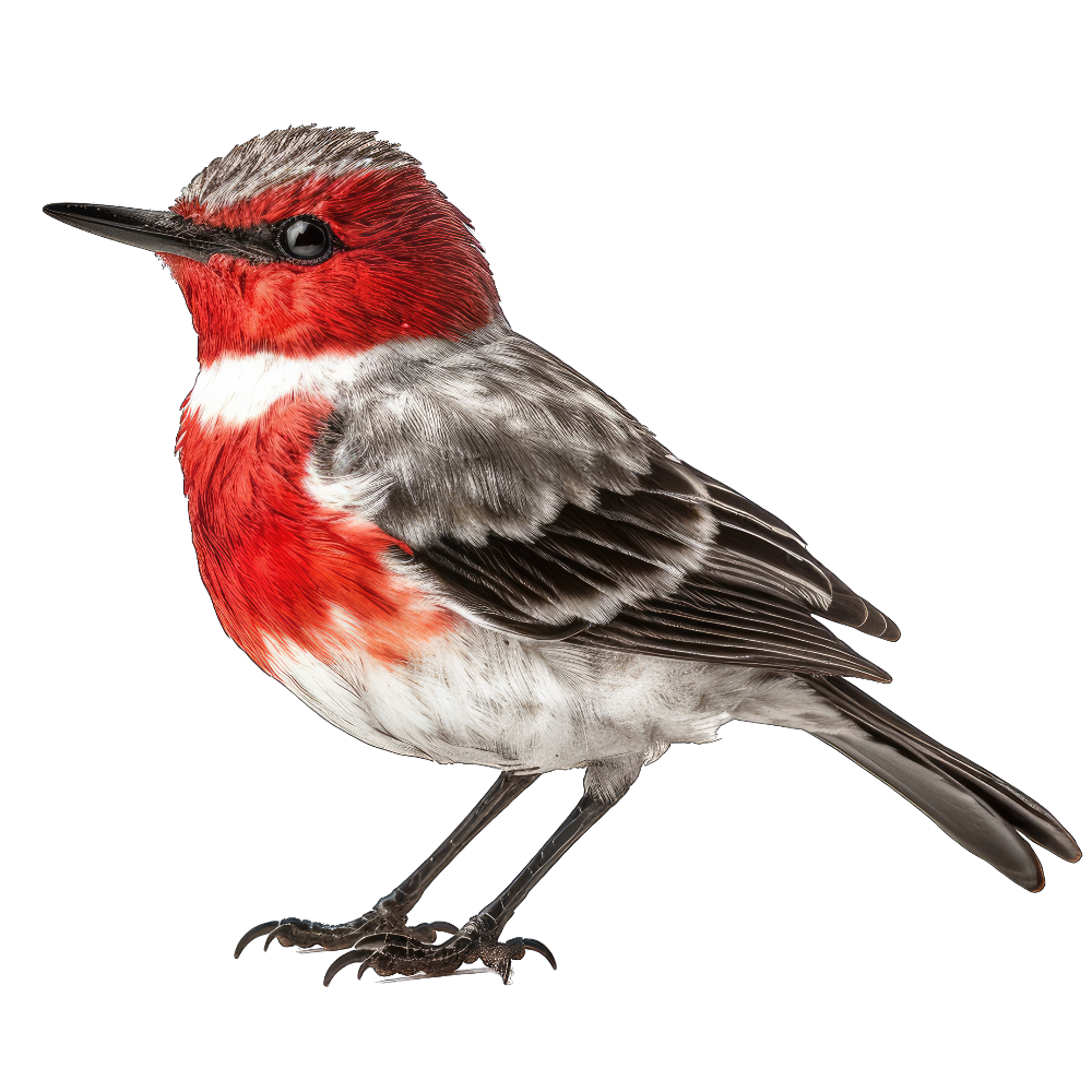 Vermilion flycatcher bird 2- paitakuva