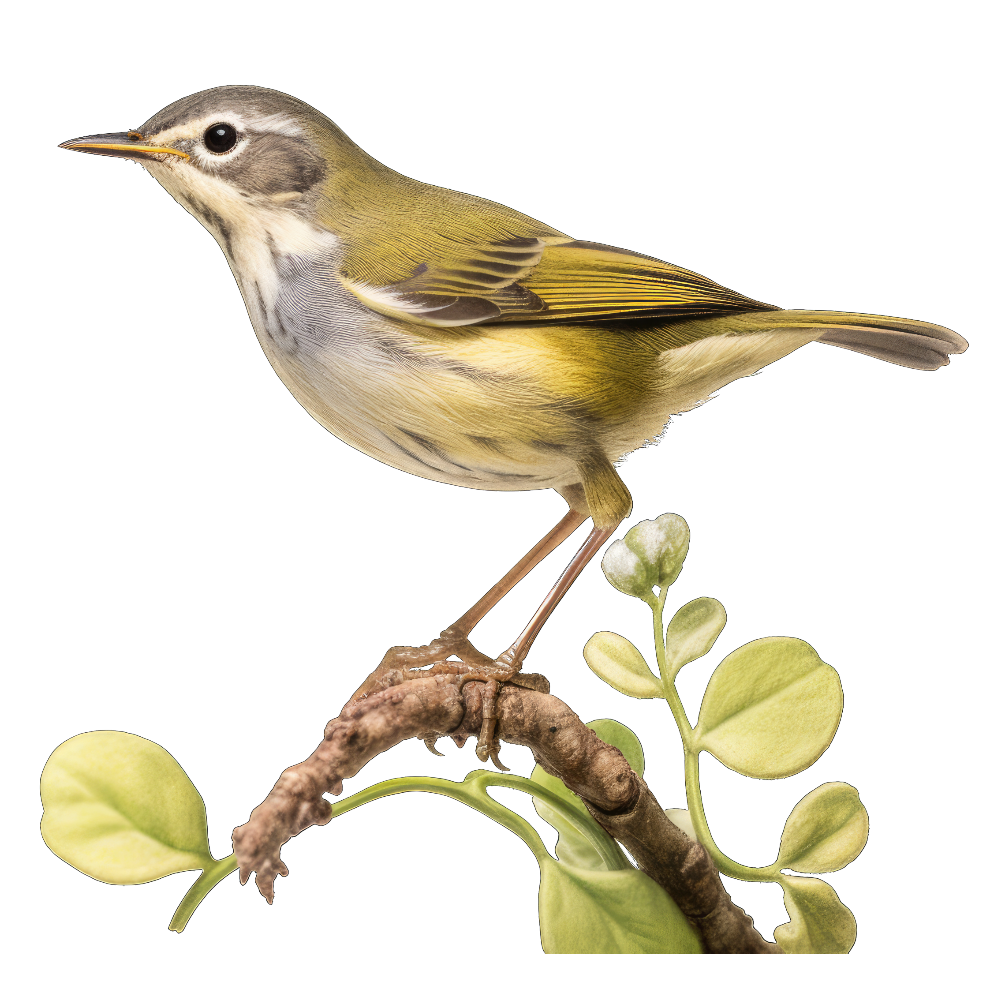 Virginias warbler bird 1- paitakuva