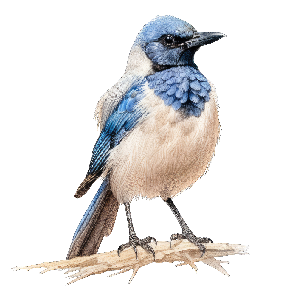 Western scrub-jay bird 1- paitakuva
