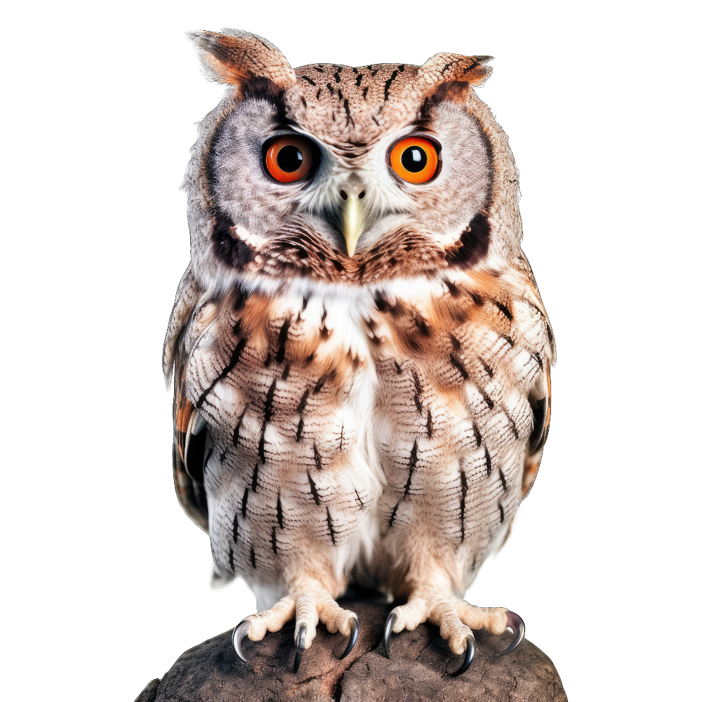 Whiskered screech-owl bird 1- paitakuva
