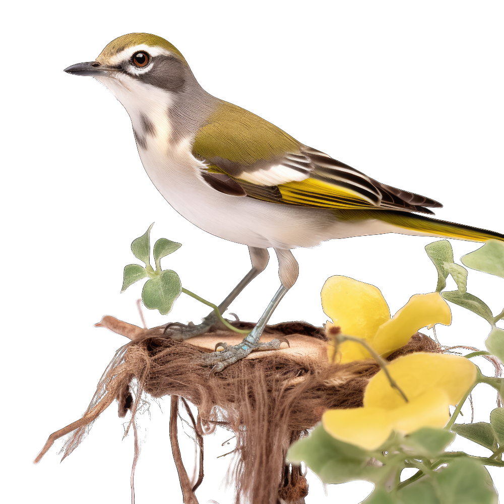 White-eyed vireo bird 1- paitakuva