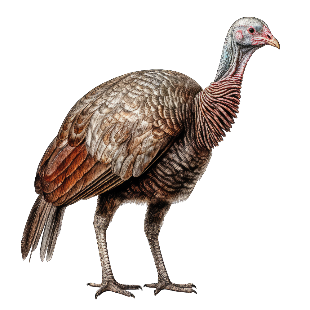 Wild turkey bird 1- paitakuva