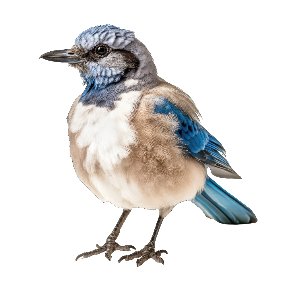 Woodhouses scrub-jay bird 1- paitakuva