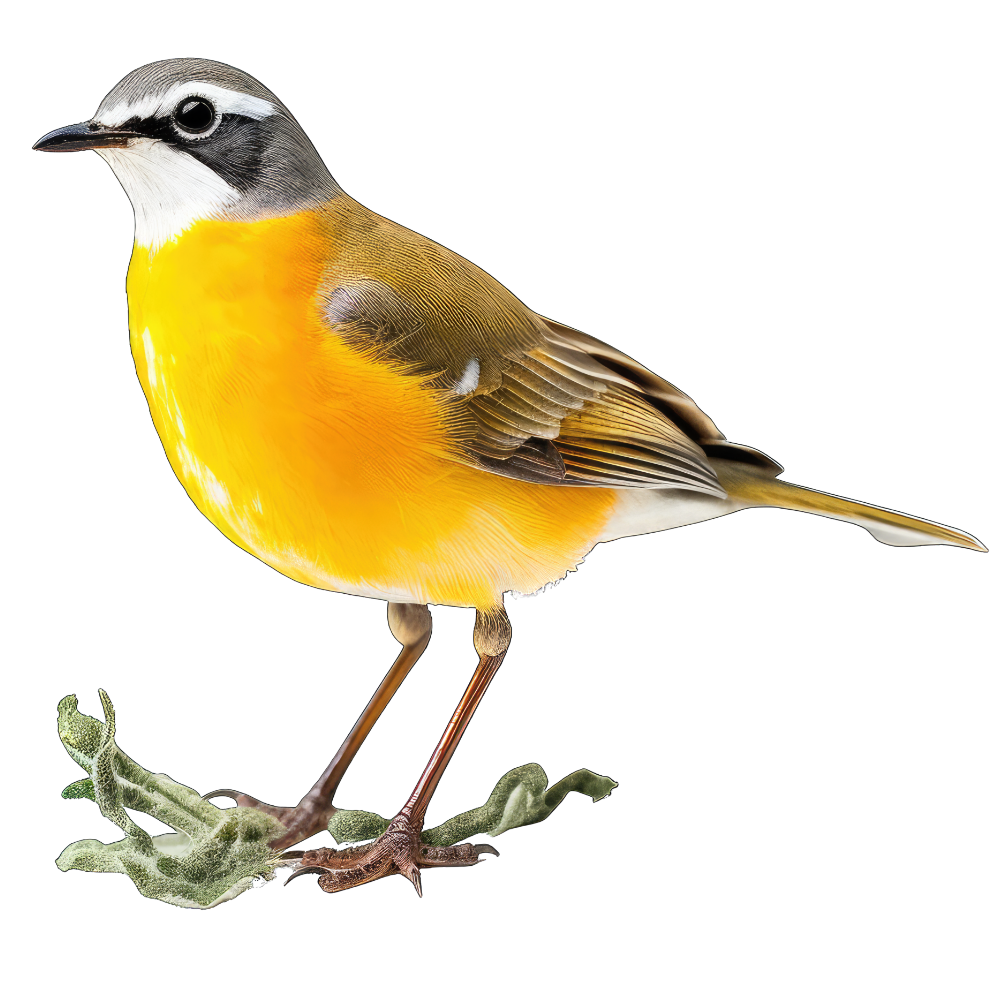Yellow-breasted chat bird 1- paitakuva