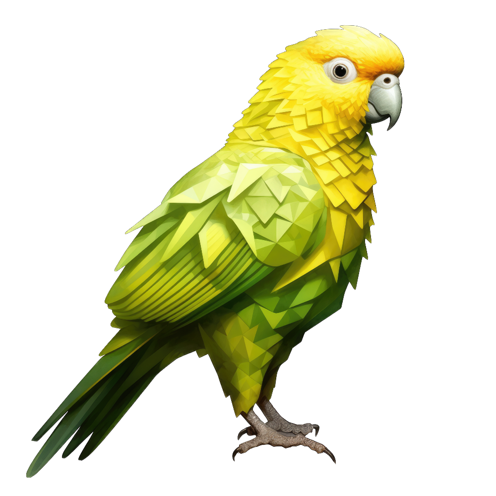Yellow-chevroned parakeet bird 2- paitakuva