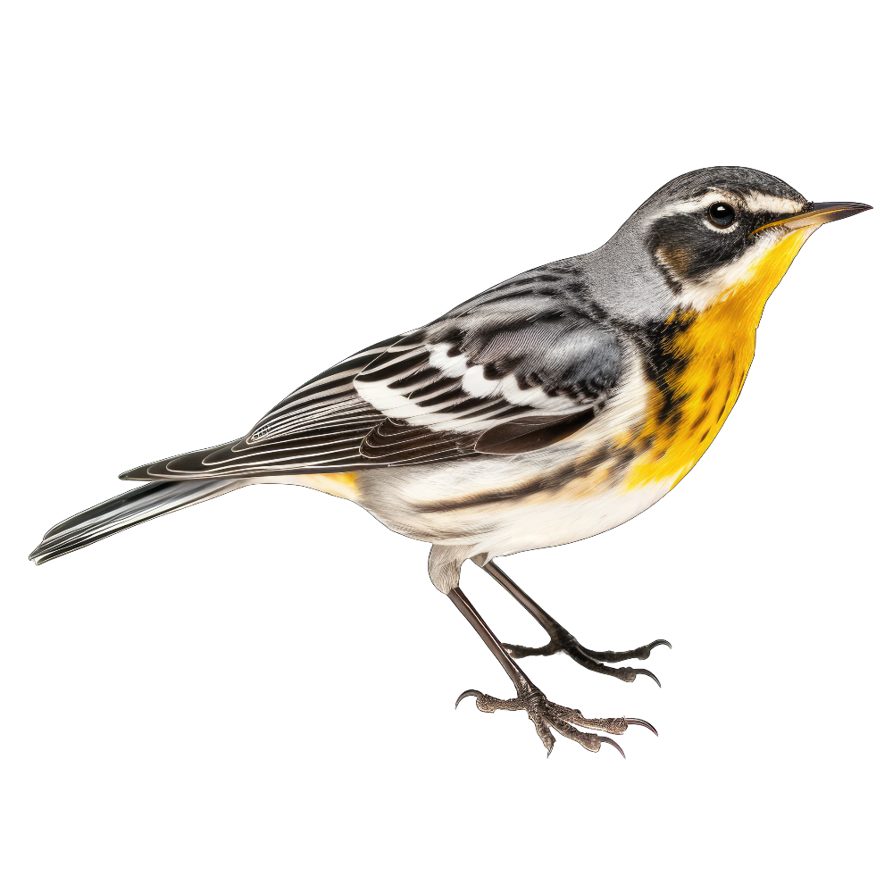 Yellow-rumped warbler bird 1- paitakuva