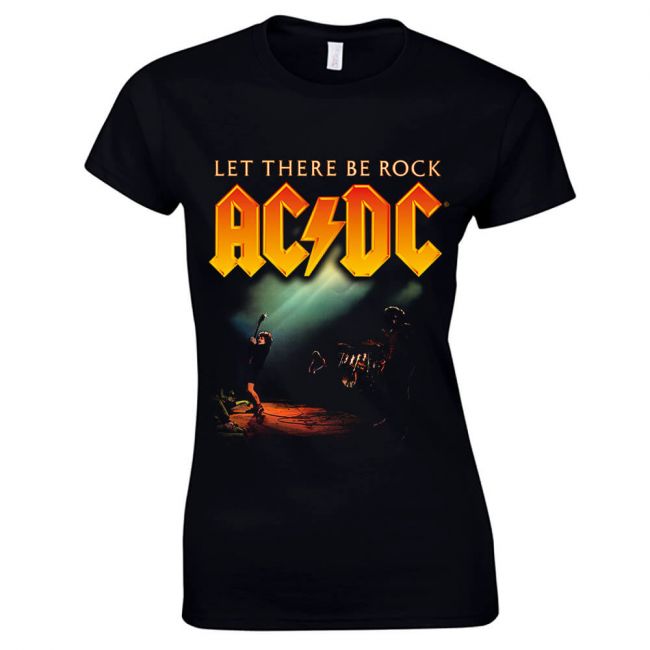 NAISTEN T-PAITA - LET THERE BE ROCK - AC/DC (LF8317)