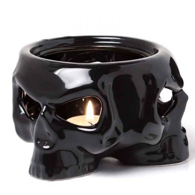 MUKI LÄMMITTÄJÄLLÄ - SKULL MUG WARMER (MWCB4) - ALCHEMY