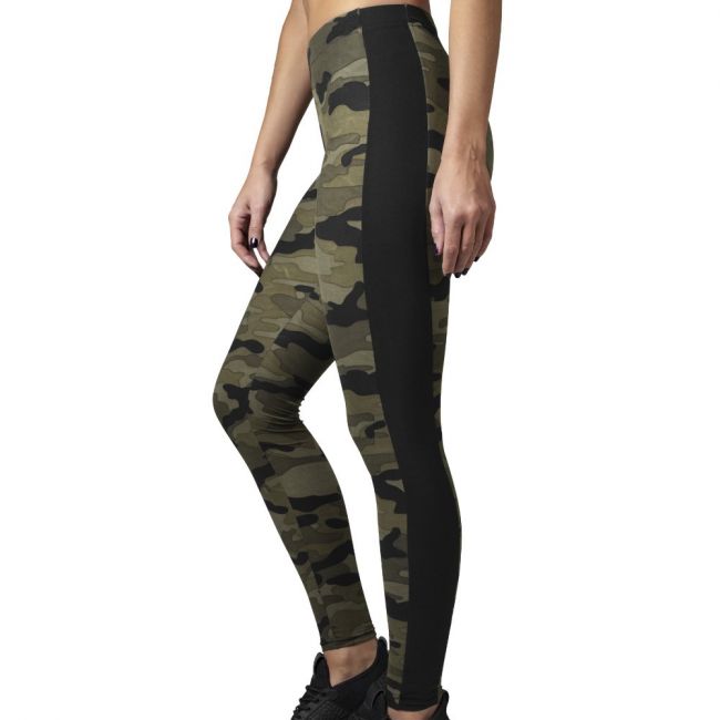 LEGGINSIT - Camo Stripe WOODCAMO - URBAN CLASSICS