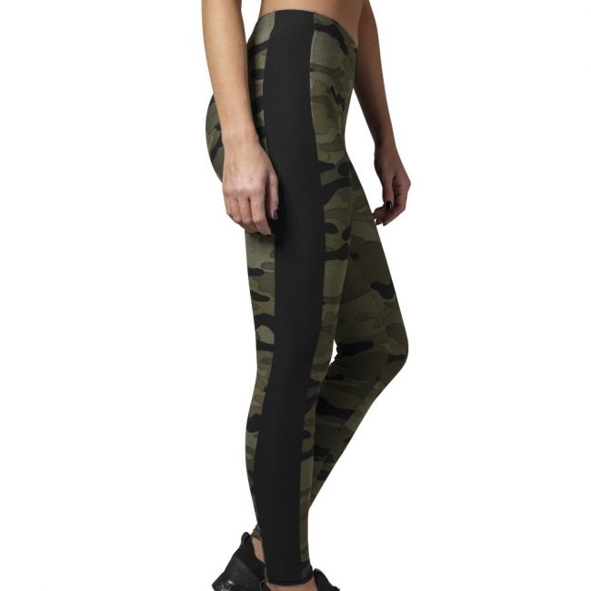 LEGGINSIT - Camo Stripe WOODCAMO - URBAN CLASSICS