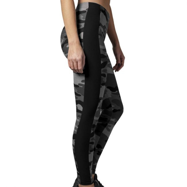 LEGGINSIT - Camo Stripe DARKCAMO - URBAN CLASSICS (TB1530)