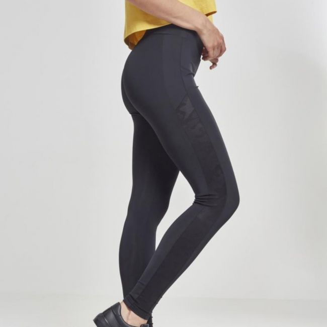 LEGGINSIT - Jacquard Camo Striped - URBAN CLASSICS