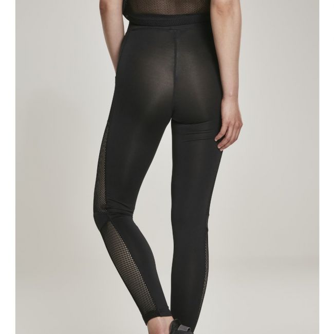 LEGGINSIT - Mesh Side Stripe Leggings - URBAN CLASSICS