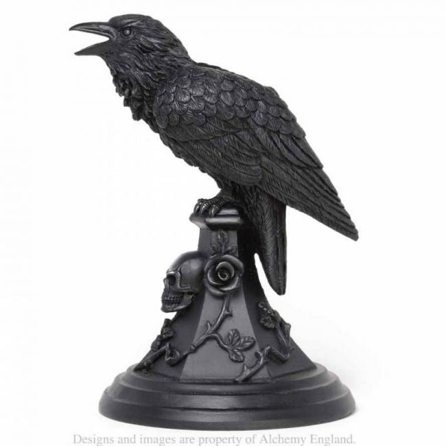 KYNTTILÄNJALKA - POE'S RAVEN CANDLE STICK (V109) - ALCHEMY