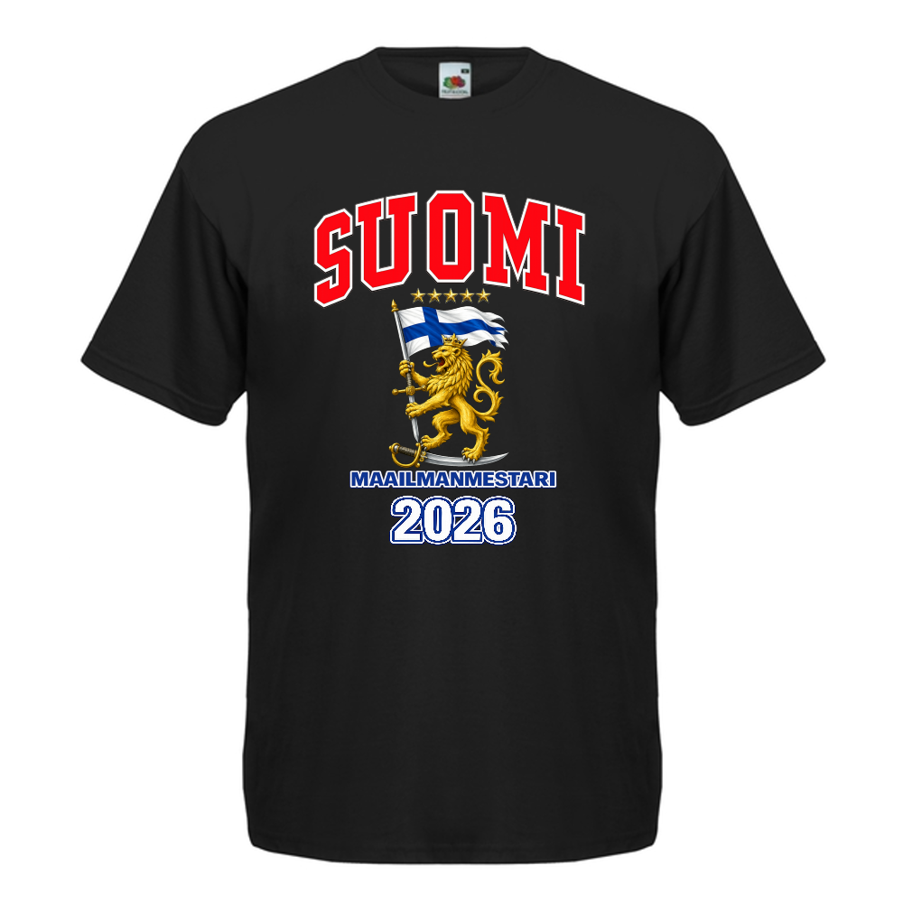 T-PAITA - SUOMI MAAILMANMESTARI 2026 (00 779)