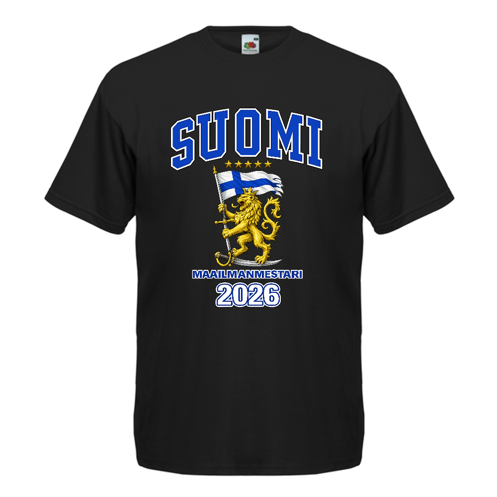 T-PAITA - SUOMI MAAILMANMESTARI 2026 (00 779S)