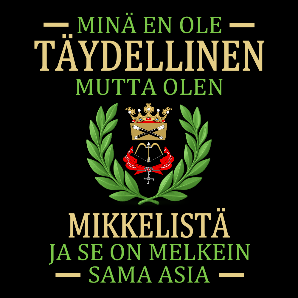 T-PAITA MELKEIN TÄYDELLINEN - OMALLA PAIKKAKUNNALLA