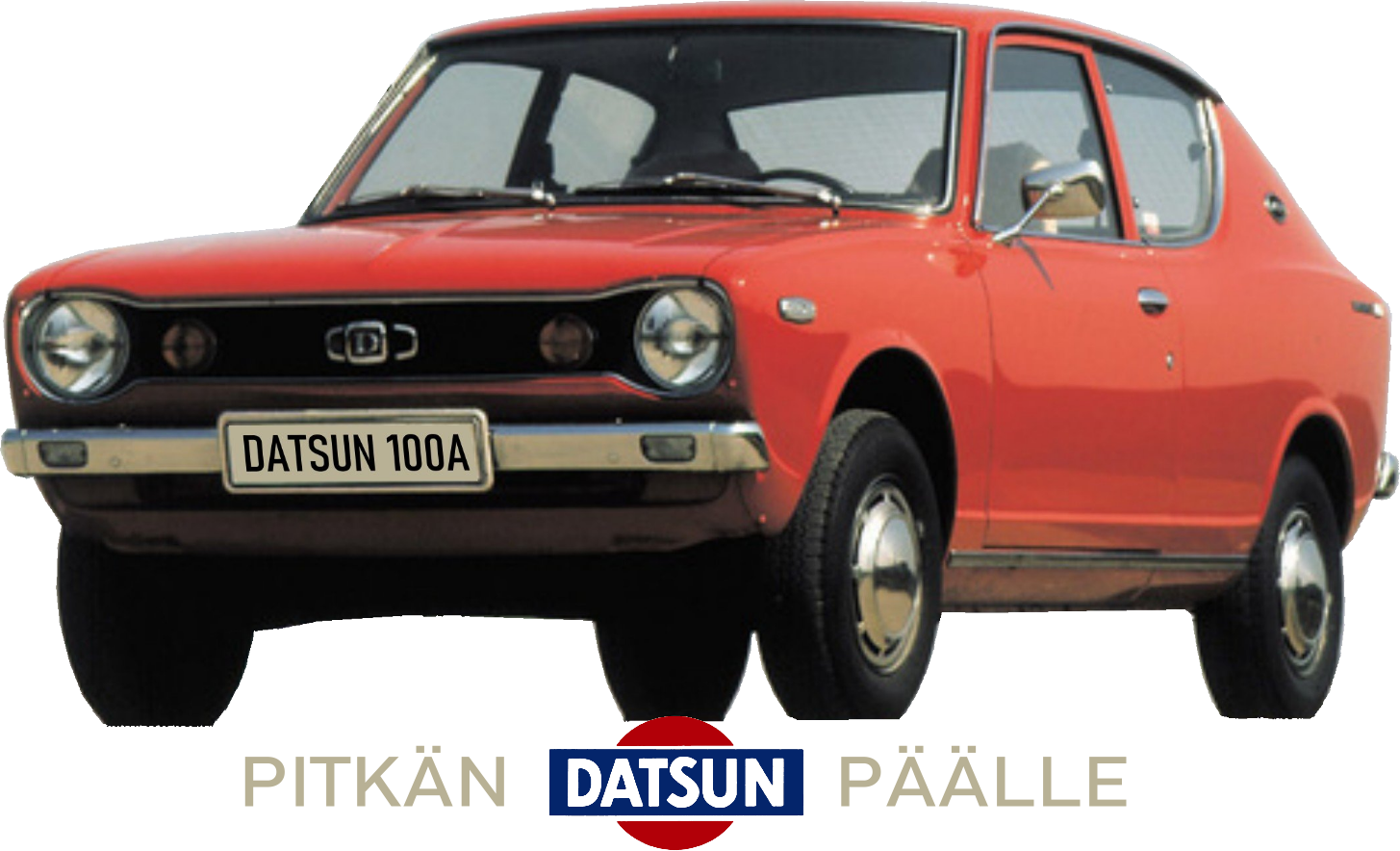 T-PAITA MUSTA - PITKÄN PÄÄLLE DATSUN (00 2609)