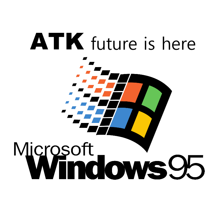 T-PAITA  -    ATK future is here MICROSOFT Windows 95  (00 33A)