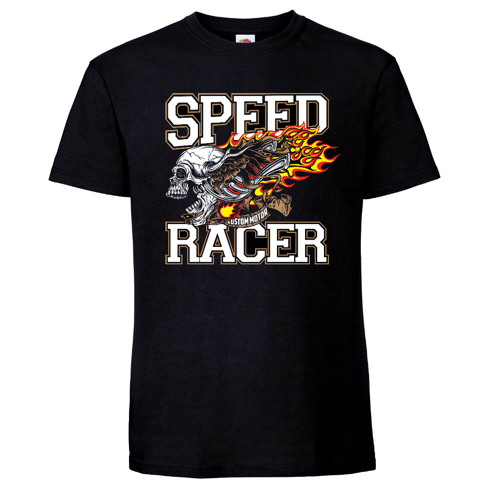 T-PAITA MUSTA - SPEED RACER (3092)