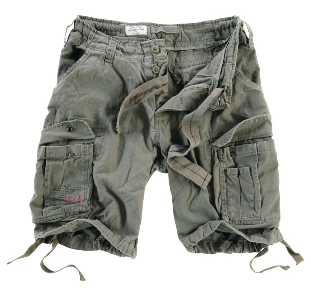 SHORTSIT - Airborne Vintage Shorts OLIV (61) - SURPLUS
