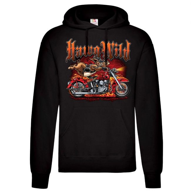 CLASSIC HUPPARI MUSTA - HAWG WILD BIKE (784)