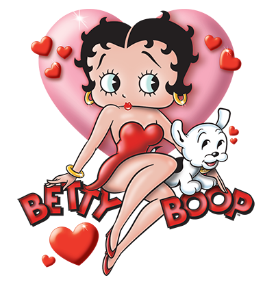 BETTY BOOP HEART  (1098)