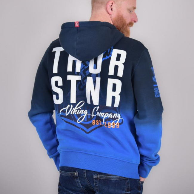 THOR STEINAR vetoketjuhuppari - hooded jacket Hammer ozeanblau