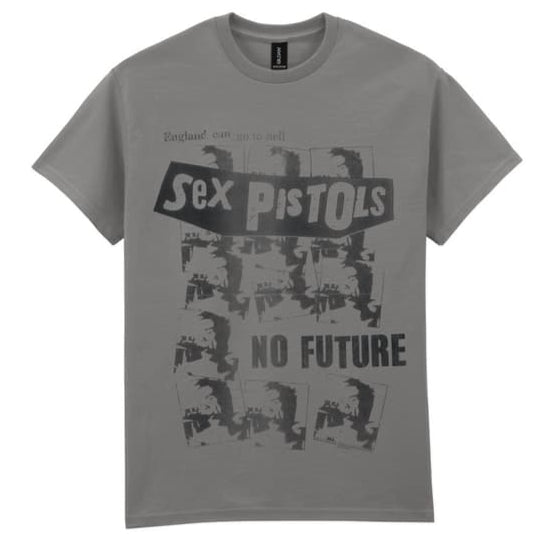 T-PAITA harmaa - Sex Pistols No Future