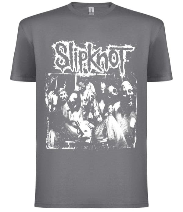 T-PAITA harmaa - Slipknot Albums Platte