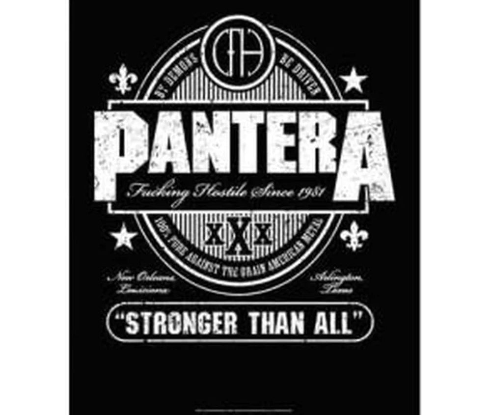 KANGASMERKKI - Pantera - Stronger than all (50020)