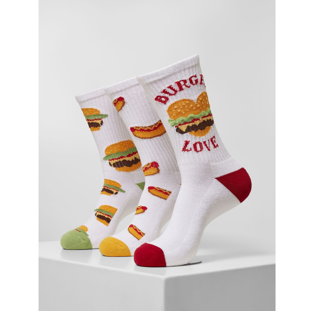 SUKAT -  Burger Hot Dog Socks 3-Pack