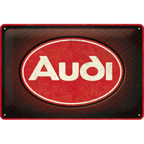 Kilpi 20x30 Audi - Logo Red Shine