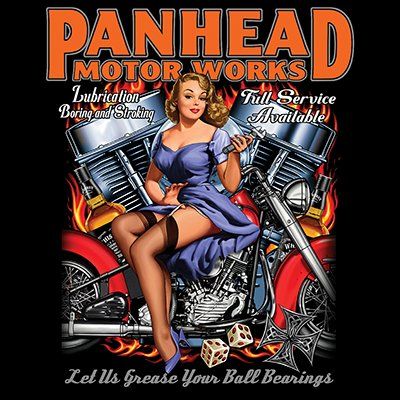 T-PAITA MUSTA SOF TEE - PANHEAD MOTORS (528)