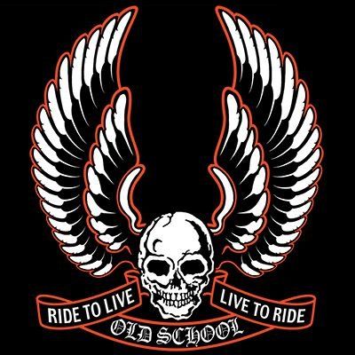 CLASSIC HUPPARI MUSTA - RIDE TO LIVE OLD SCHOOL (1090)