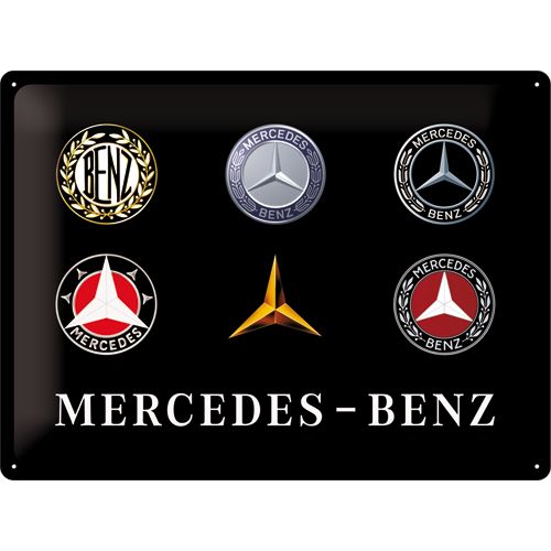 Kilpi 30x40 Mercedes-Benz logot