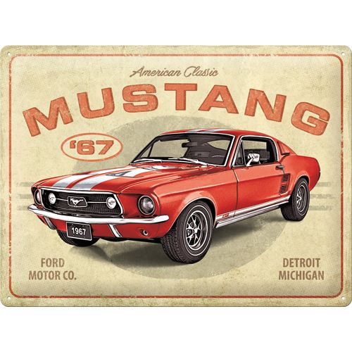 Kilpi 30x40 Ford Mustang - GT1967 Red