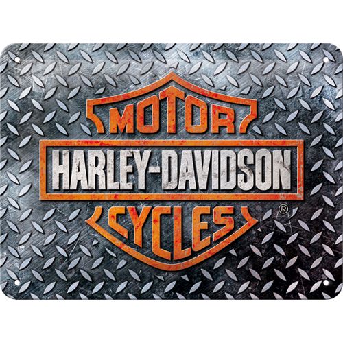 Kilpi 15x20 Harley-Davidson - Diamond Plate
