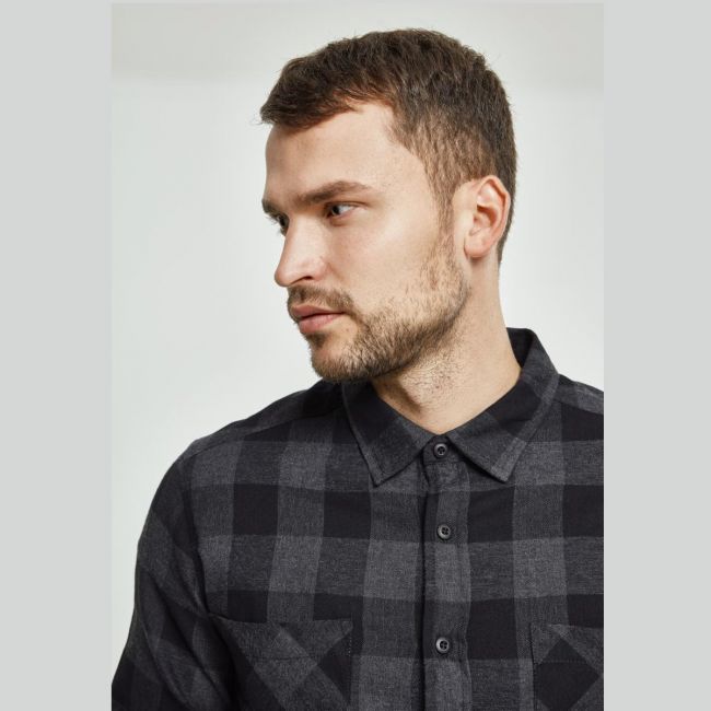 KAULUSPAITA - Checked Flanell Shirt CHA - URBAN CLASSICS