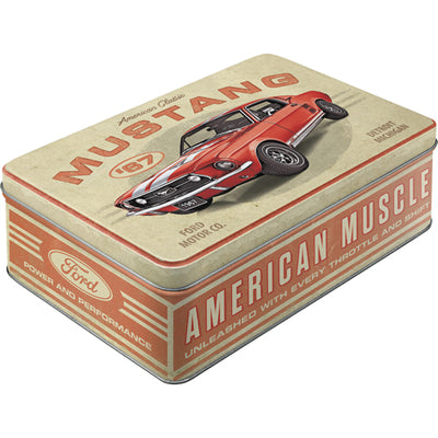 Säilytyspurkki Flat Ford Mustang - GT 1967 Red