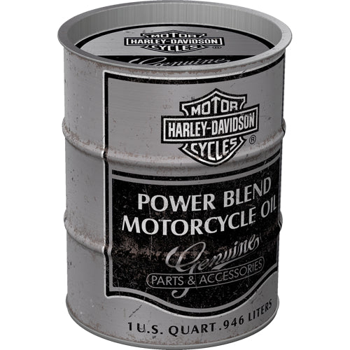 Säästölipas (tynnyri) Harley-Davidson - Power Blend Oil