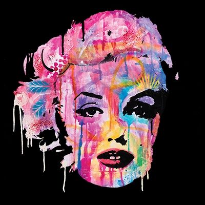 NAISTEN CLASSIC HUPPARI MUSTA - MARILYN MONROE (536A)