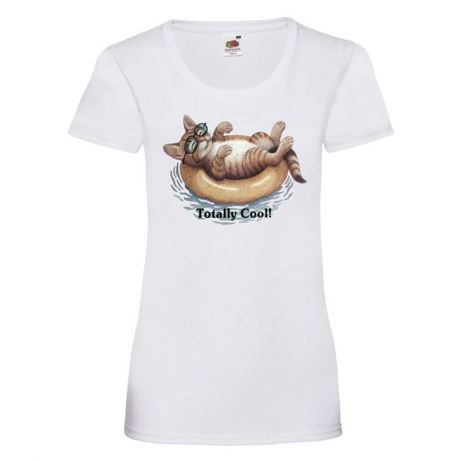 NAISTEN T-PAITA VALK. - TOTALLY COOL (548)